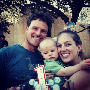 No, this isn't the cake, this is a baby "cake" I made for his birthday, complete with no sugar, no butter, and no eggs. It's pretty much made of applesauce. It's the only cake photo I had, and you can't really see the cake. 